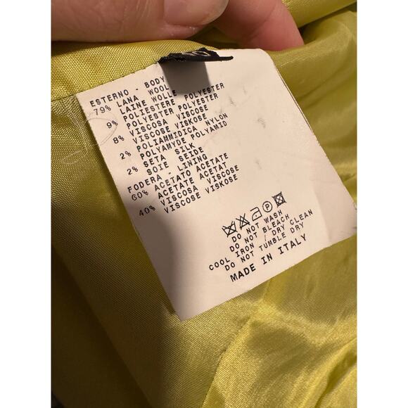 Etro Tweed Wool-Blend Floral Blazer with Velvet Collar Size XS – Tailored Jacket - Picture 6 of 8